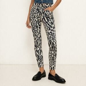 7 For All Mankind Animal Print Skinny Jeans Size 27 (US 4)